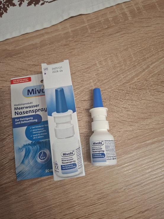 Mivolis Nosový sprej s morskou soľou, 20 ml