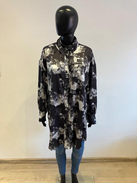 Dámska vzorovaná predĺžená košeľa (uni), l / m / xl / xxl