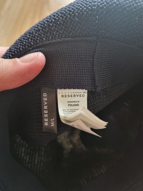 Modrý klobúk reserved 134/140, reserved,134