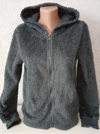 Sivá huňatá mikina colours of the world (xs), colours of the world,xs