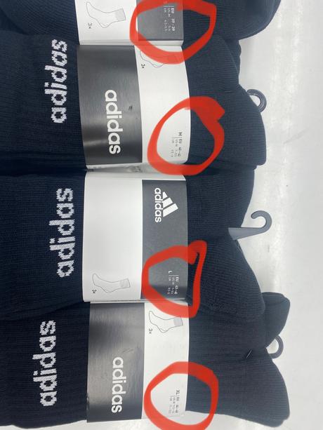 Adidas ponožky 3 pár, adidas,37 - 48