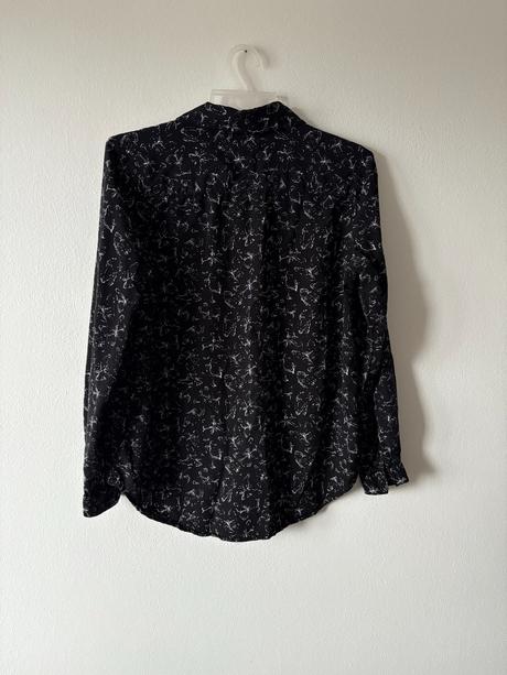 Čiernobiela košeľa, sinsay,xs