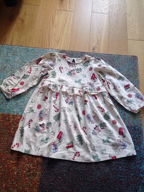 Vianocne šaty, h&m,104