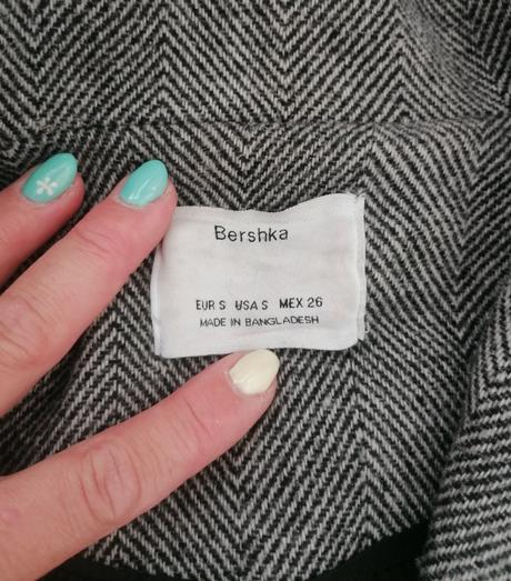 Kabát bershka č.s, bershka,s