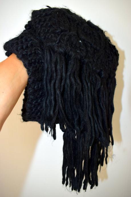 Dlhý teplý šál so strapcami, next,xl