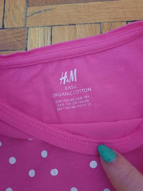 Dievčenské tričko, h&m,134