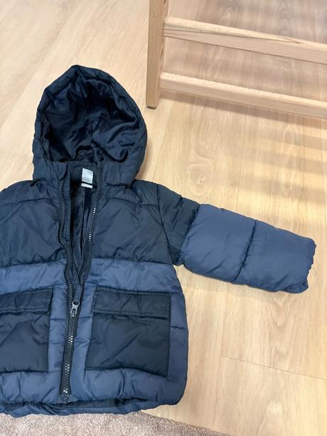 Tepla zimna bunda chlapec 92, h&m,92