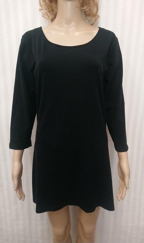 Dámske čierne elastické šaty, blue motion, l, l