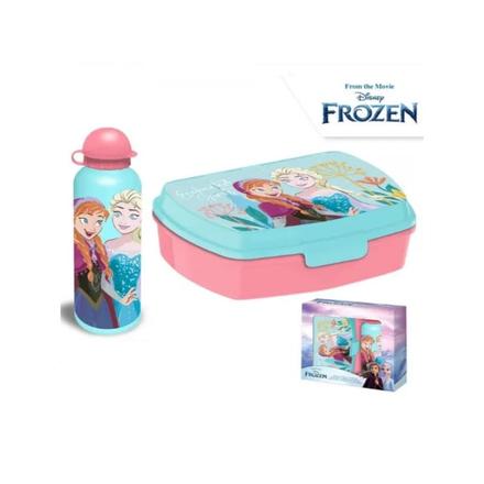 Súprava na desiatu / box + fľaša frozen, 