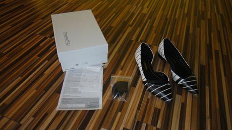 Čierno - biele lodičky na nizkom opätku, marco tozzi,37