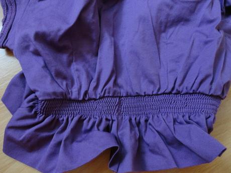 Fialové bolerko č. 34-36, s