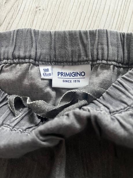 Tenké nohavice širokého strihu s veselým obrazkom, primigi,68