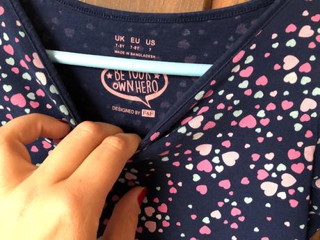 Srdiečkový komplet šaty + legíny 122/128, f&f,128