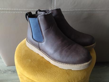 Kožené kotníkové topánky, 33