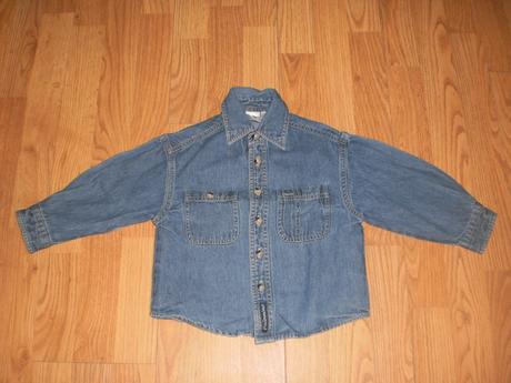 Riflová košieľka, h&m,98