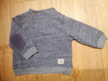 Zara mikinka so záplatami na lakťoch, zara,80