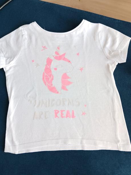 Krásne biele tričko primark 92 až 104 sadne, primark,98