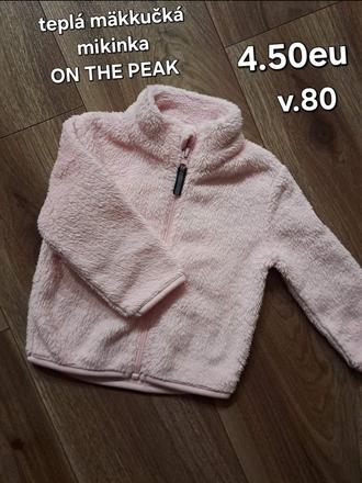 Mäkkučká mikinka on the peak, 80