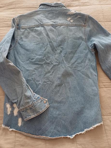 Hrubá pánska riflová košeľa/bunda zara man č.s/m, zara,m