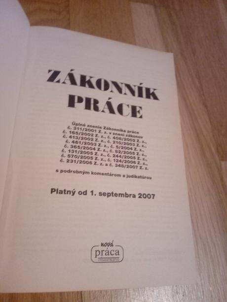 Kniha zákonník práce 2007, 