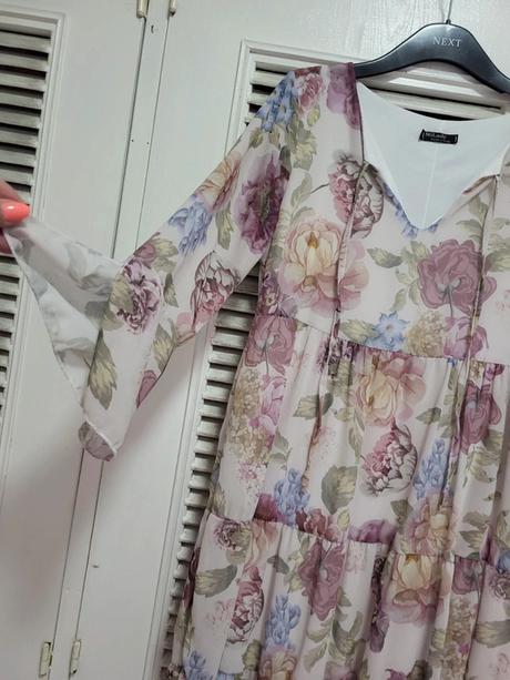 Booho šaty kvetované, 