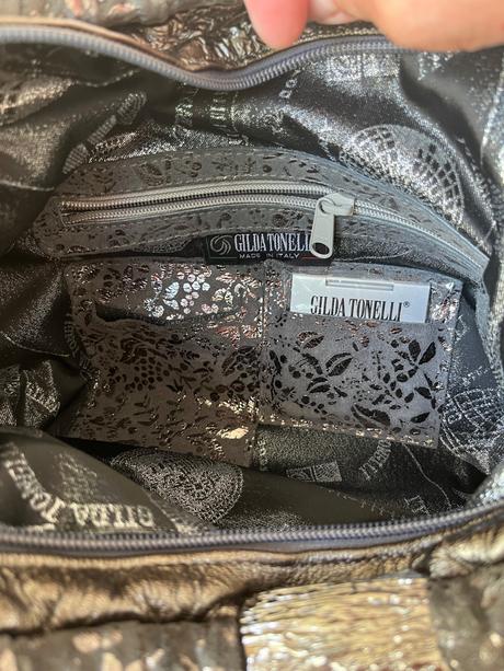 Kožená kabelka gilda tonelli,