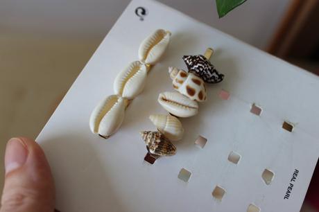 Zara sponky mušle 3 ks, zara