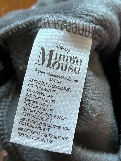 Zateplené hrubé legínky minnie mouse, disney,128