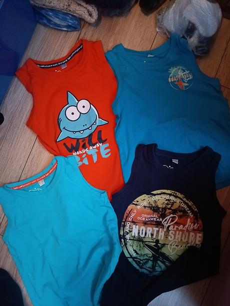 Letné tielka 4ks, bonprix,116