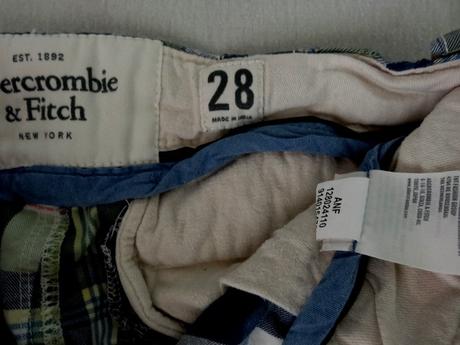 Šortky abercrombie&fitch, veľ.s, abercrombie&fitch,s