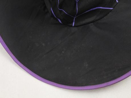 Šaty s klobúkom a vlasmi "čarodejnica" veľ. 34 a,