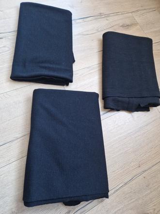 Hrubá čierna pletenina        2+1zadarmo, 