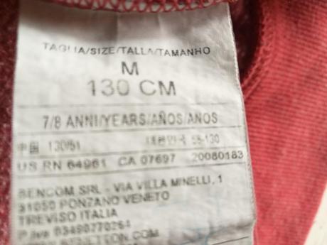 Benetton detské m 6 - 8r, benetton,128