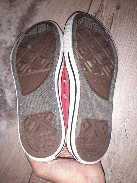 Červené nízke converse, converse,34