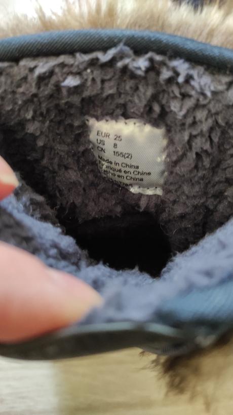 Zimné čižmy - iba vyskúšané, h&m,25