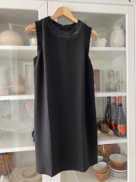 Čierne minišaty, mango,m