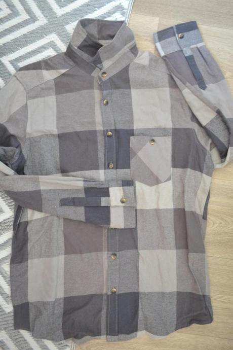 Unisex teplá flanelová košeľa m/l, m