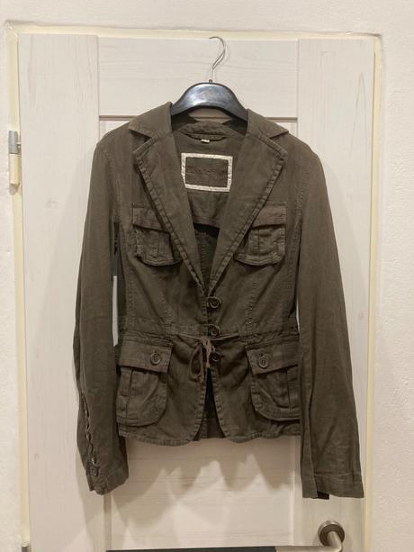 Ľanové sako h&d, m