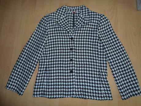 Cierno-biele damske sako, m