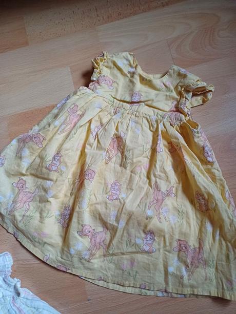 2x šaty v.68 / 3-6 mes, disney,68