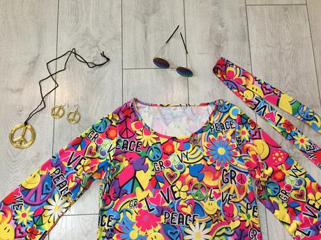 Damsky kostym hippie m, 