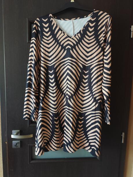 Koženkova bunda + šaty, xl