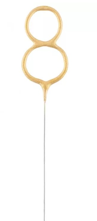 Tortový zápich prskavka č.8 - skladom, mlg123159,