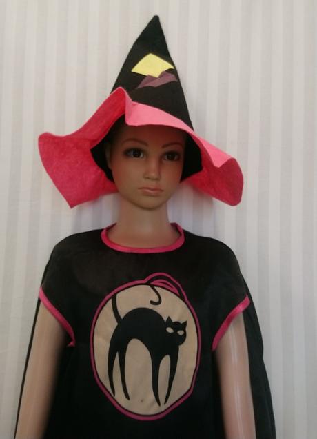 2dielny kostým čarodejnica s klobúkom bruja, 80-92, 