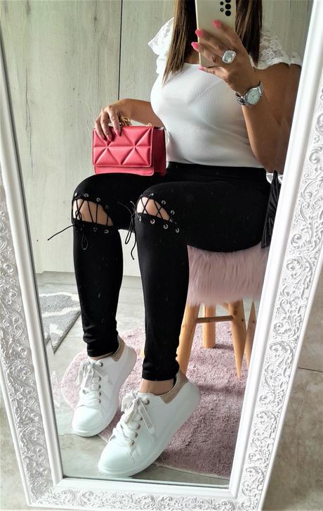 Legíny s otvormi na kolenách-m, m