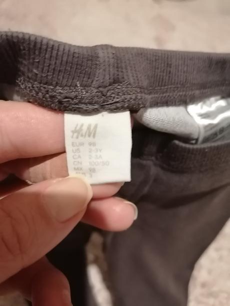 Legíny s mašľou, h&m,98