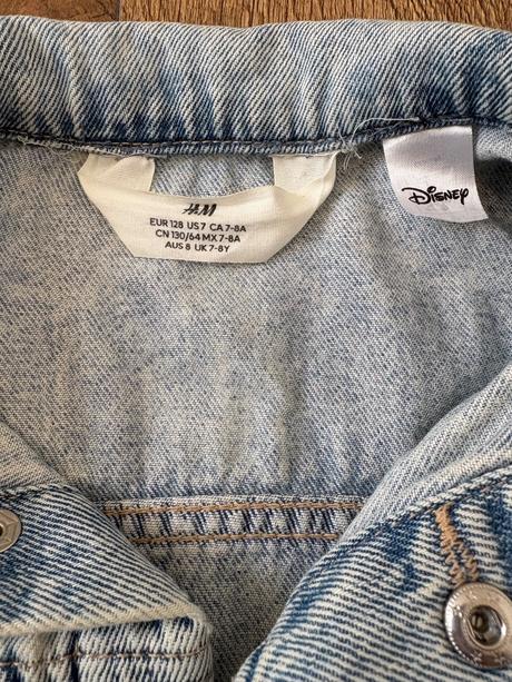 Riflová bunda h&m 128, h&m,128