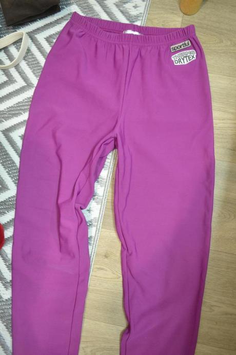 Elastické termo drytex zateplené legíny s/l, l