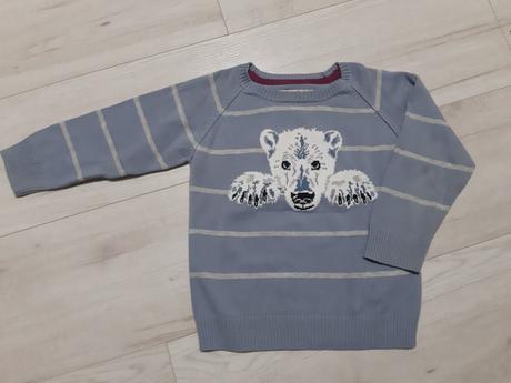 Svetrik s ladovym medvedom, marks & spencer,98
