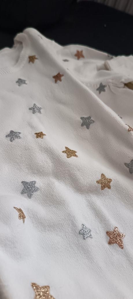 Svetrík s hviezdičkami, h&m,140